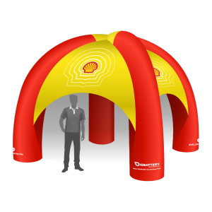 Pulpo inflable 4 patas telón exterior